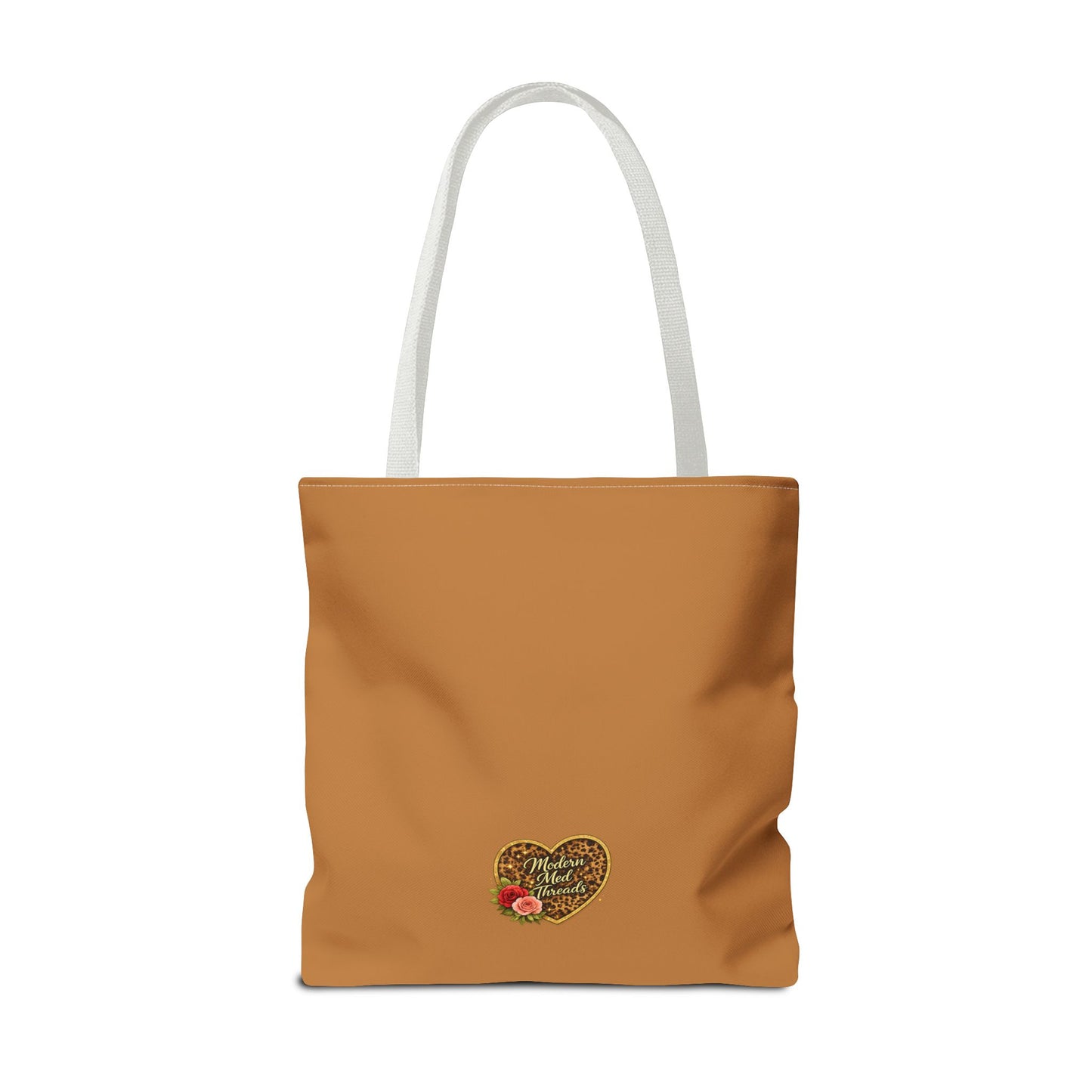 Wild Heart Leopard Rose Tote Bag – Floral Animal Print Shopper