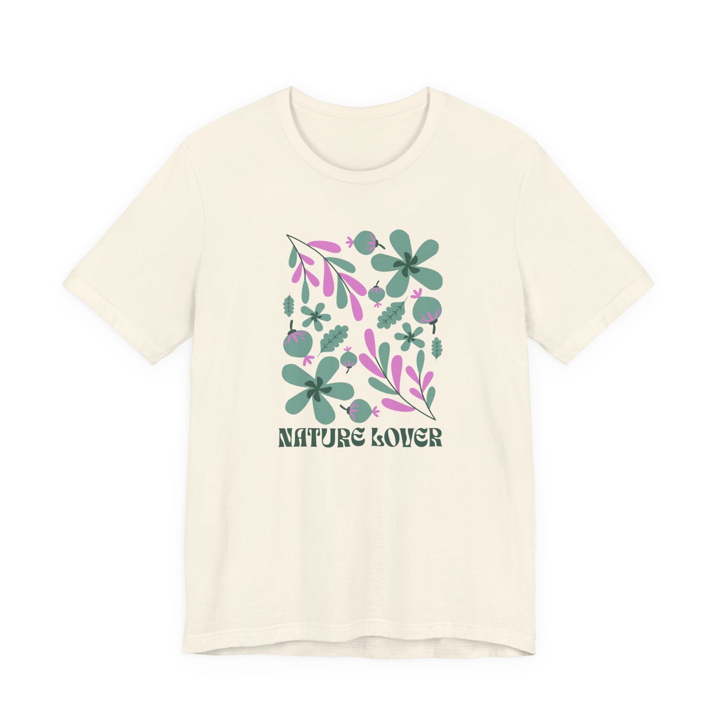 Nature Lover T-Shirt — Floral Botanical Graphic Tee