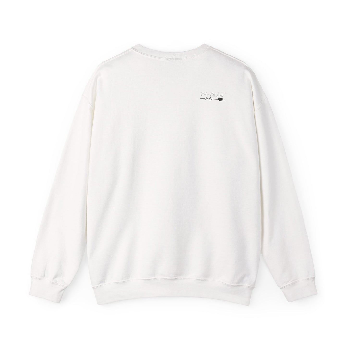 Registered Nurse Heartbeat Graphic Crewneck Sweatshirt