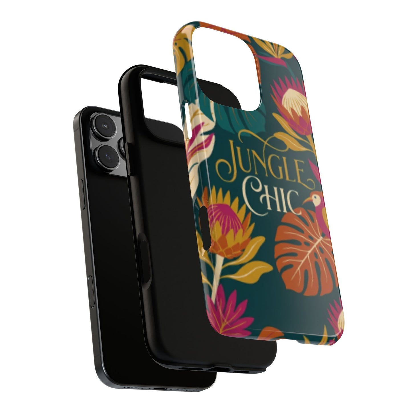 Jungle Chic Phone Case – Tropical Floral Protective Cover