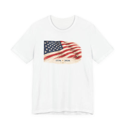 American Flag Tee – 1776 • 2026 Vintage Patriotic T‑Shirt