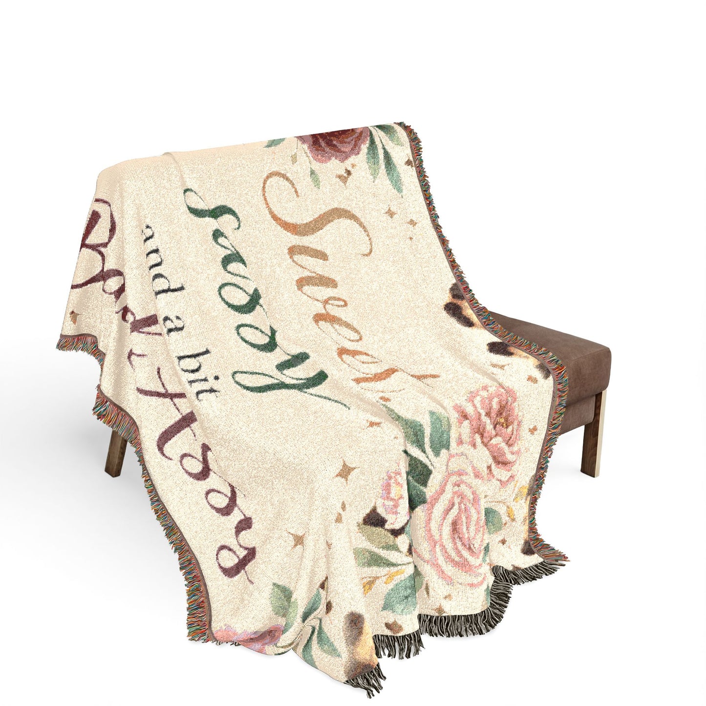 Sweet Sassy & a Bit Bad Assy Woven Blanket