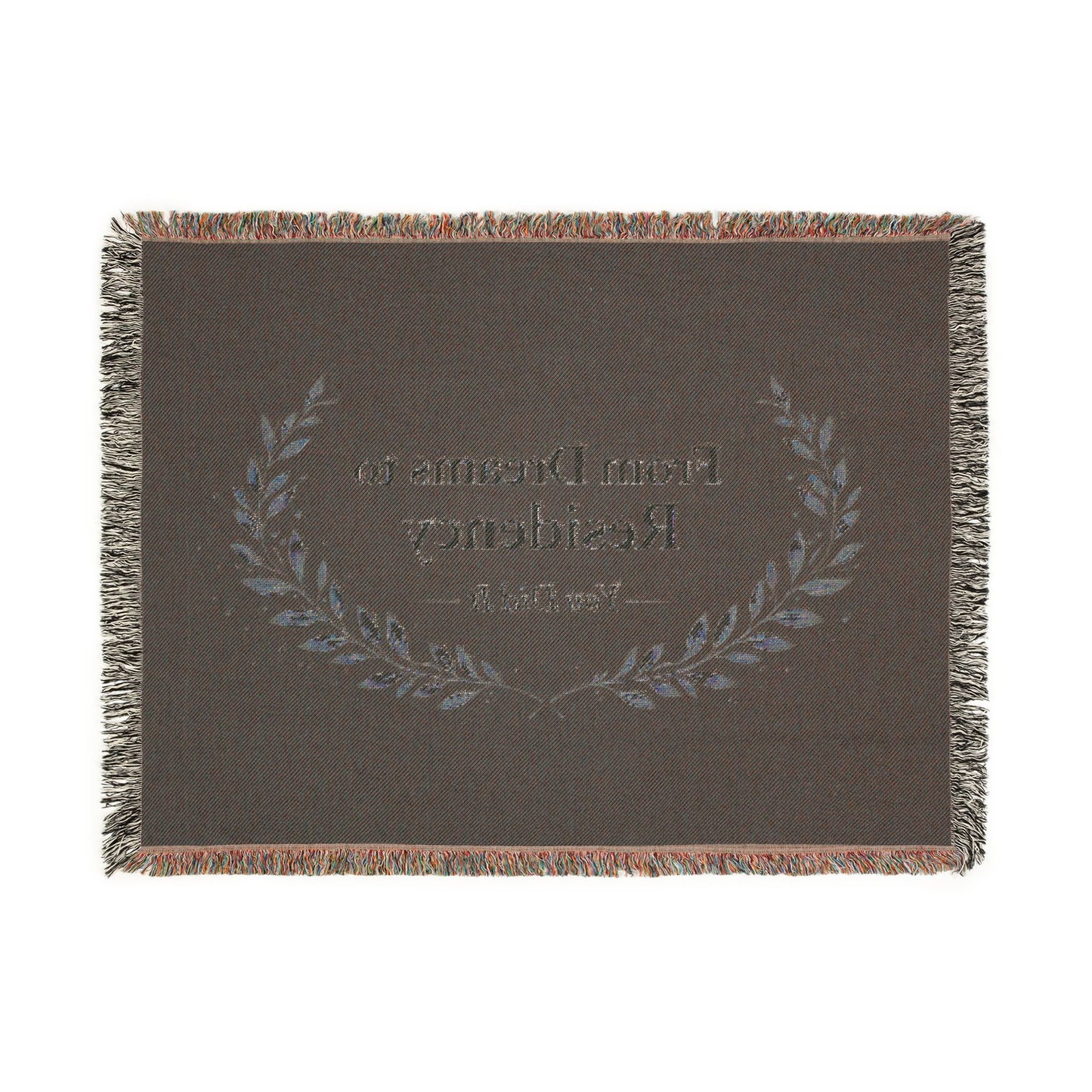 Residency Graduation Woven Blanket — "From Dreams to Residency" Medical School Grad Throw