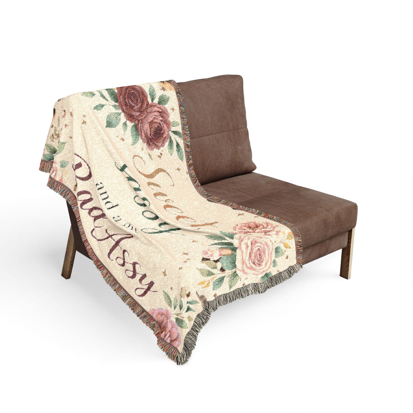 Sweet Sassy & a Bit Bad Assy Woven Blanket
