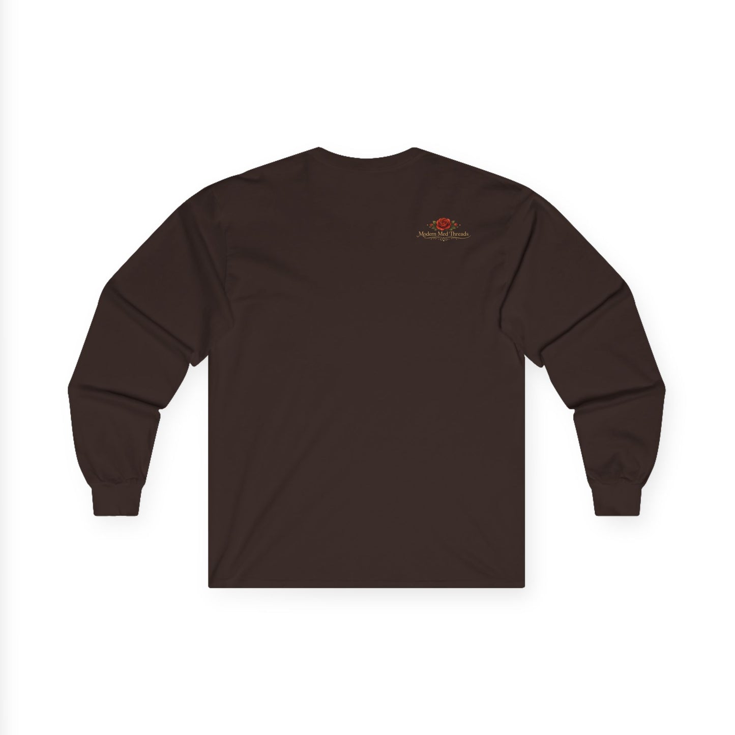 Long Sleeve Tee — “Go With What Your Gut Tells You” Floral Occult Shirt