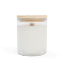 MD 'Precision in Practice' Frosted Glass Candle — 11oz Wooden Lid Scented Candle (Gift for Doctors & Medical Professionals)