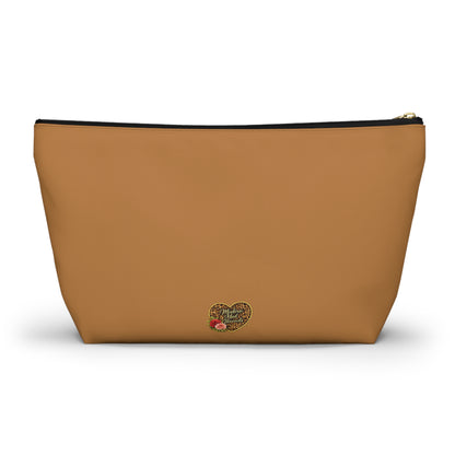 Wild at Heart Leopard Rose Accessory Pouch