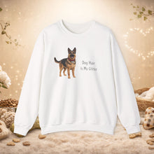 Dog Hair Is My Glitter Crewneck Sweatshirt — German Shepherd Lover Pullover
