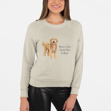 Doodle Mom Sweatshirt — “Nurse by Day, Doodle Mom by Night” Crewneck
