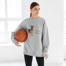 Dog Hair Is My Glitter Crewneck Sweatshirt — German Shepherd Lover Pullover