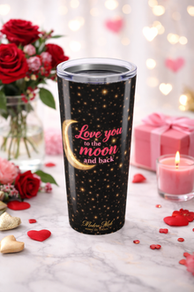 Love You to the Moon 20oz Tumbler – Starry Night Insulated Travel Cup