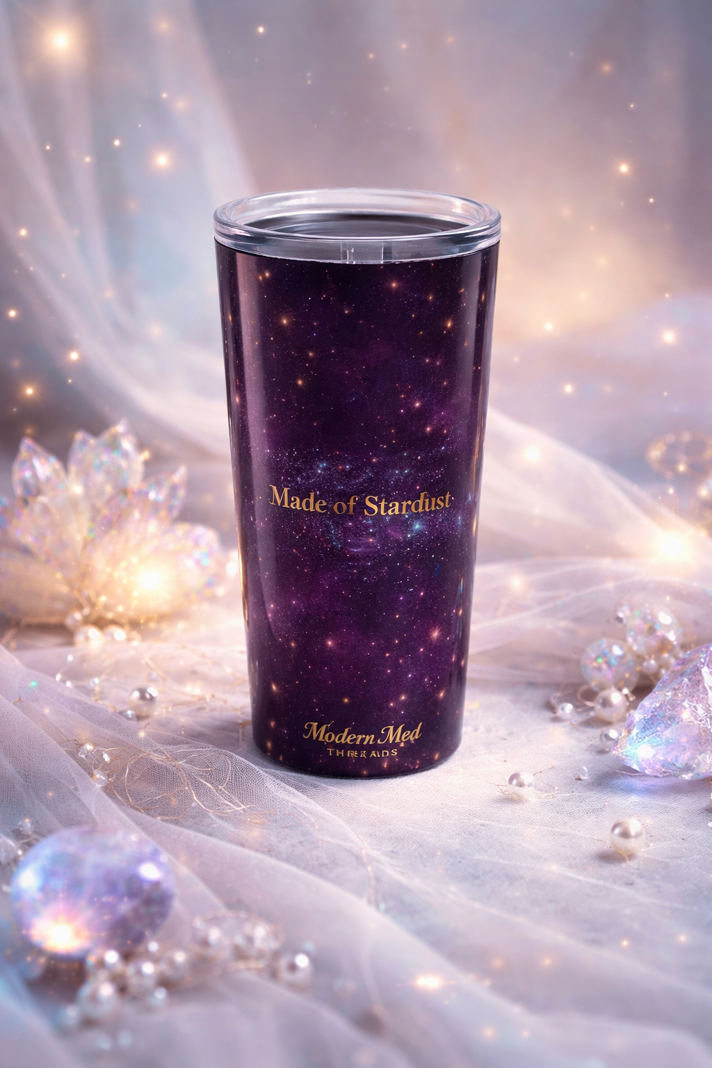 20oz Starlight Tumbler — "Made of Stardust" Insulated Travel Cup