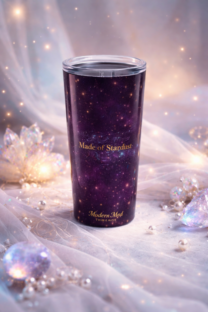 20oz Starlight Tumbler — "Made of Stardust" Insulated Travel Cup