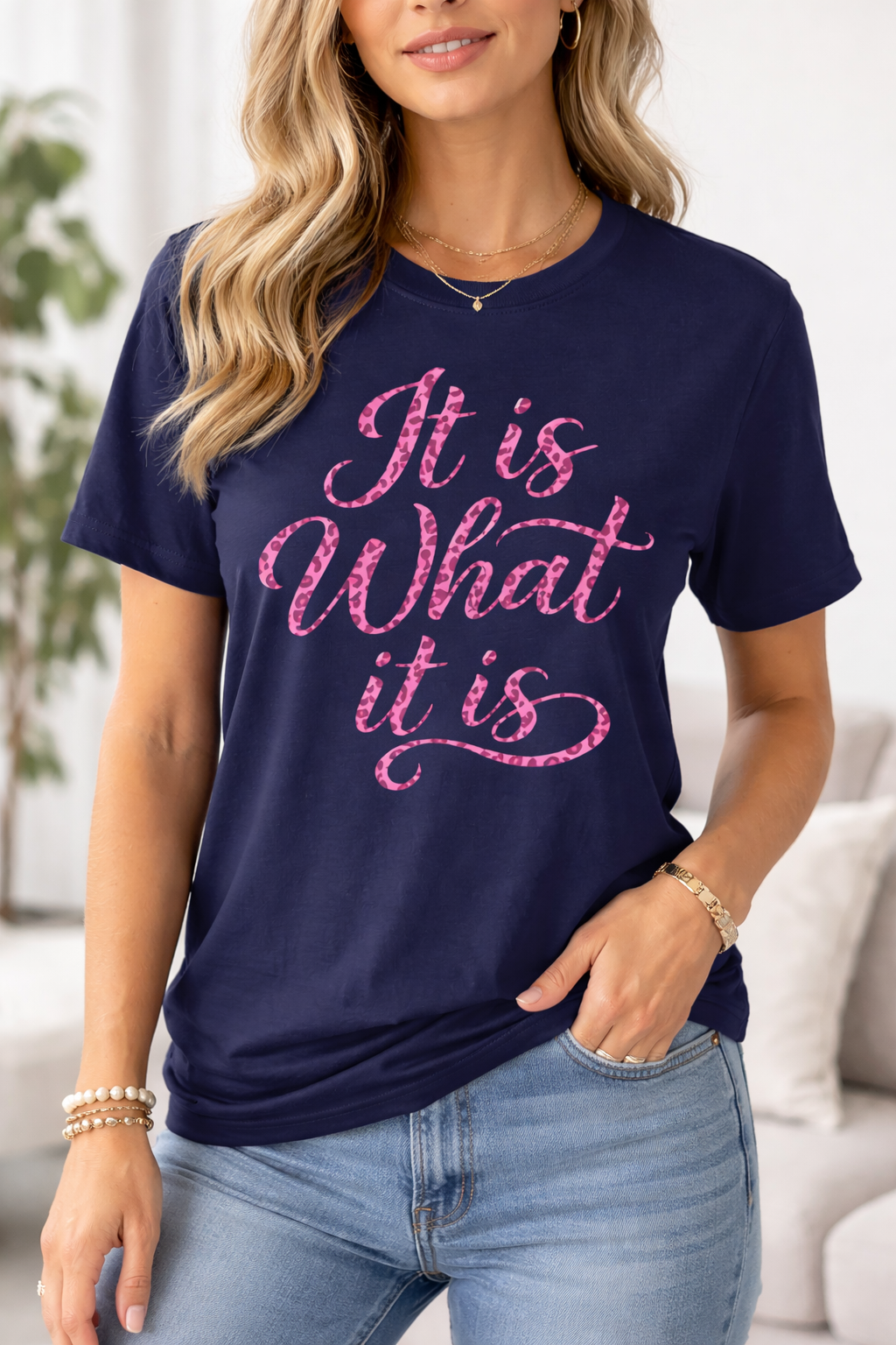 It Is What It Is T-Shirt — Casual Script Graphic Tee