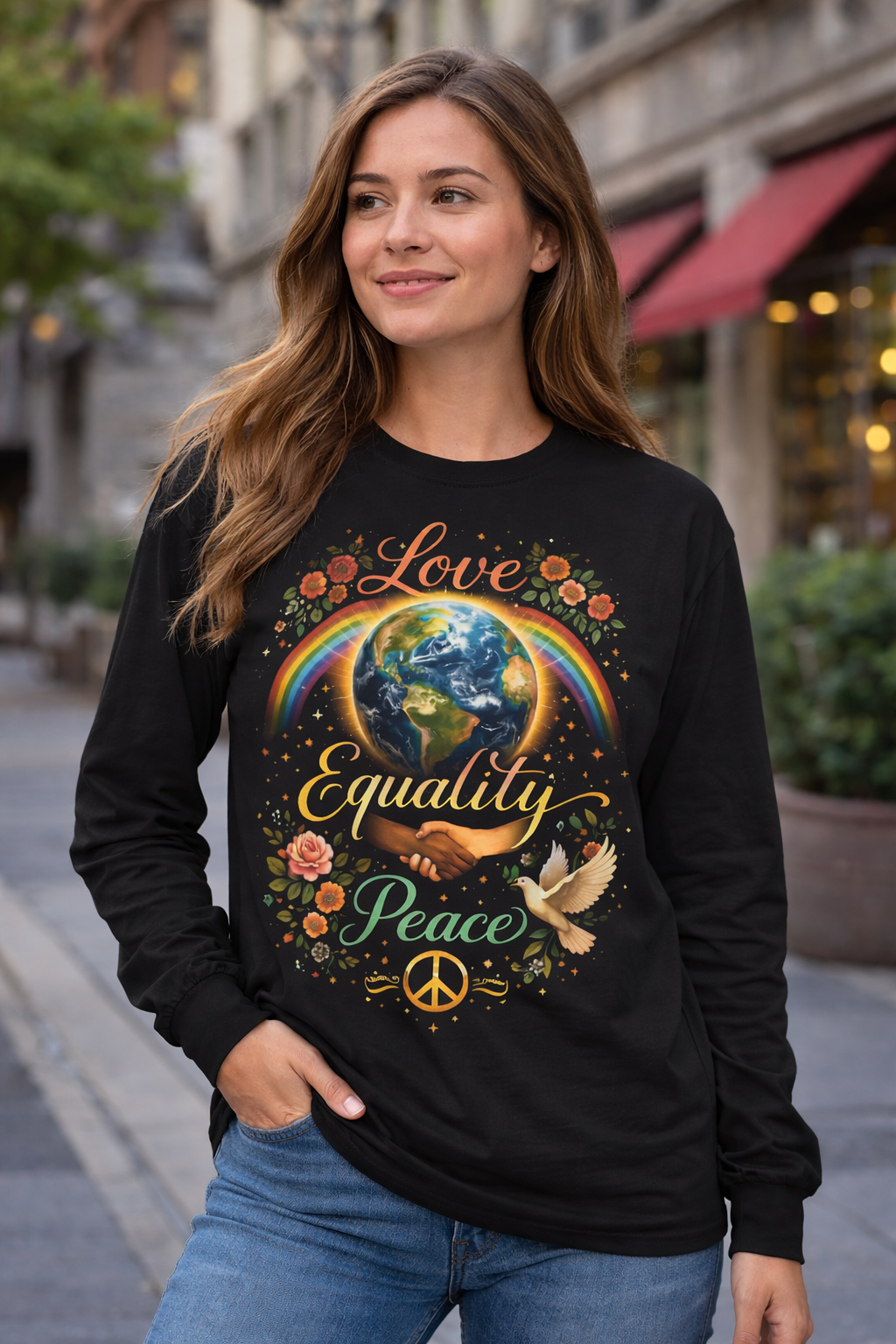 Love Equality Peace Long Sleeve Tee