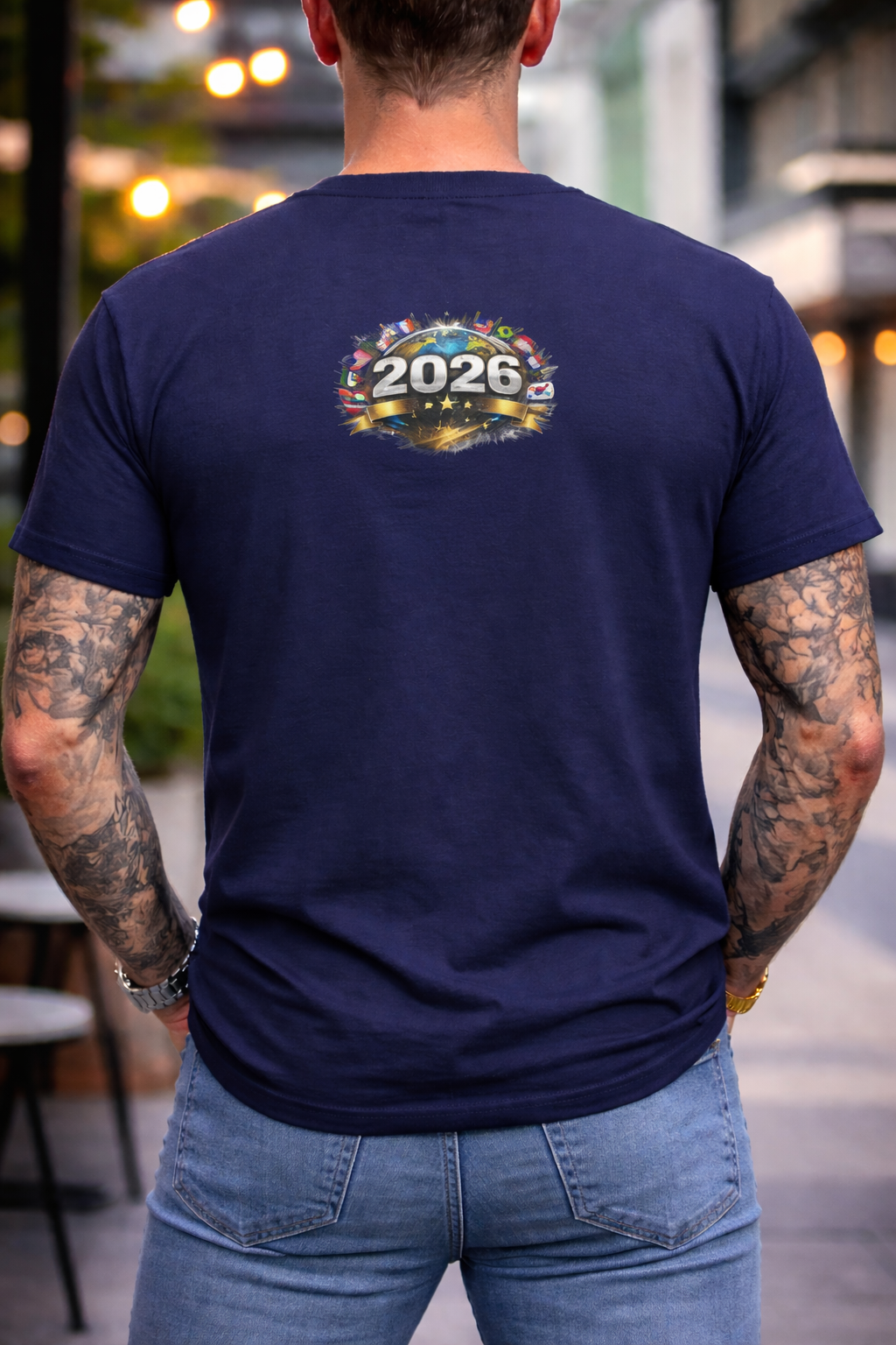 The Beautiful Game 2026 Soccer T-Shirt — United by Passion, International Flags Design