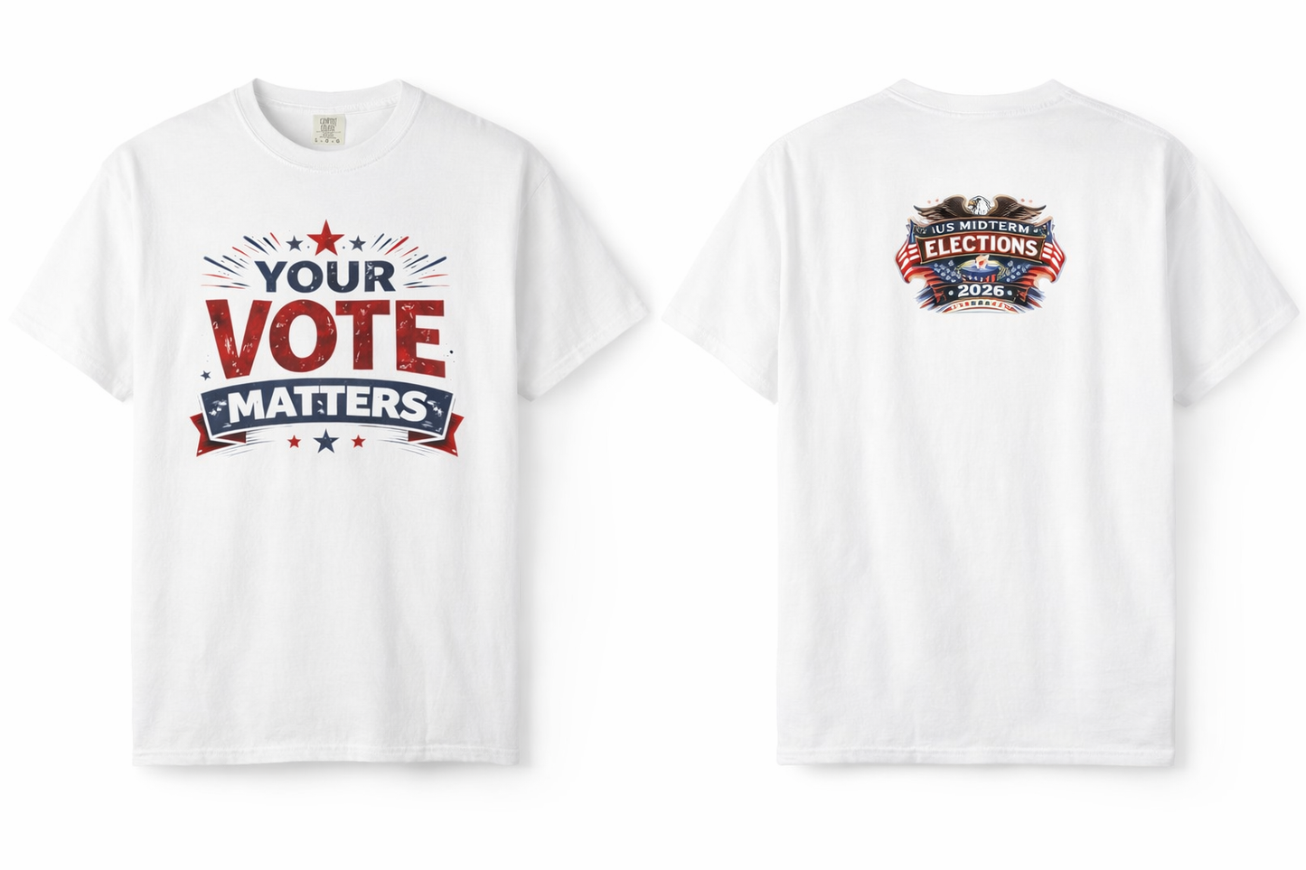 Your Vote Matters T-Shirt — Patriotic Election Voter Awareness Tee
