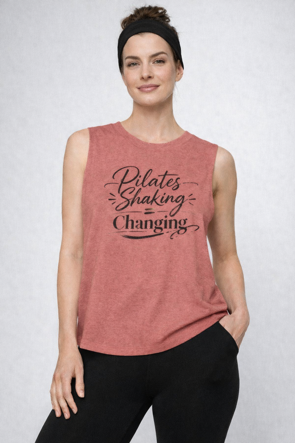 Still Shaking Still Showing Up Crop Top — Motivational Women's Tank