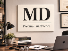 MD 'Precision in Practice' Stretched Canvas Wall Art
