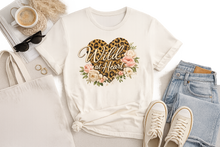 Wild at Heart Leopard Heart T-Shirt — Floral Graphic Tee