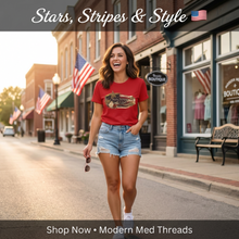 Patriotic "Stars, Stripes & Style" Tee