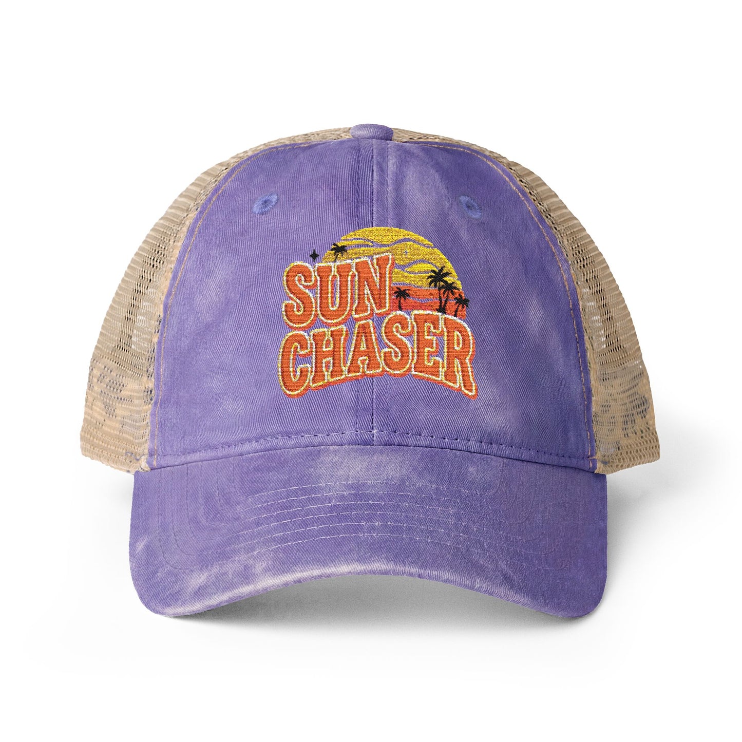 Sun Chaser Women's Washed Mesh-Back Cap