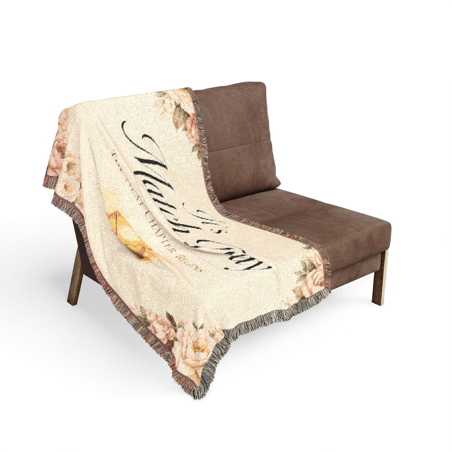 It's Match Day Woven Blanket — 'The Next Chapter Begins' Cozy Throw for Match Day Celebrations