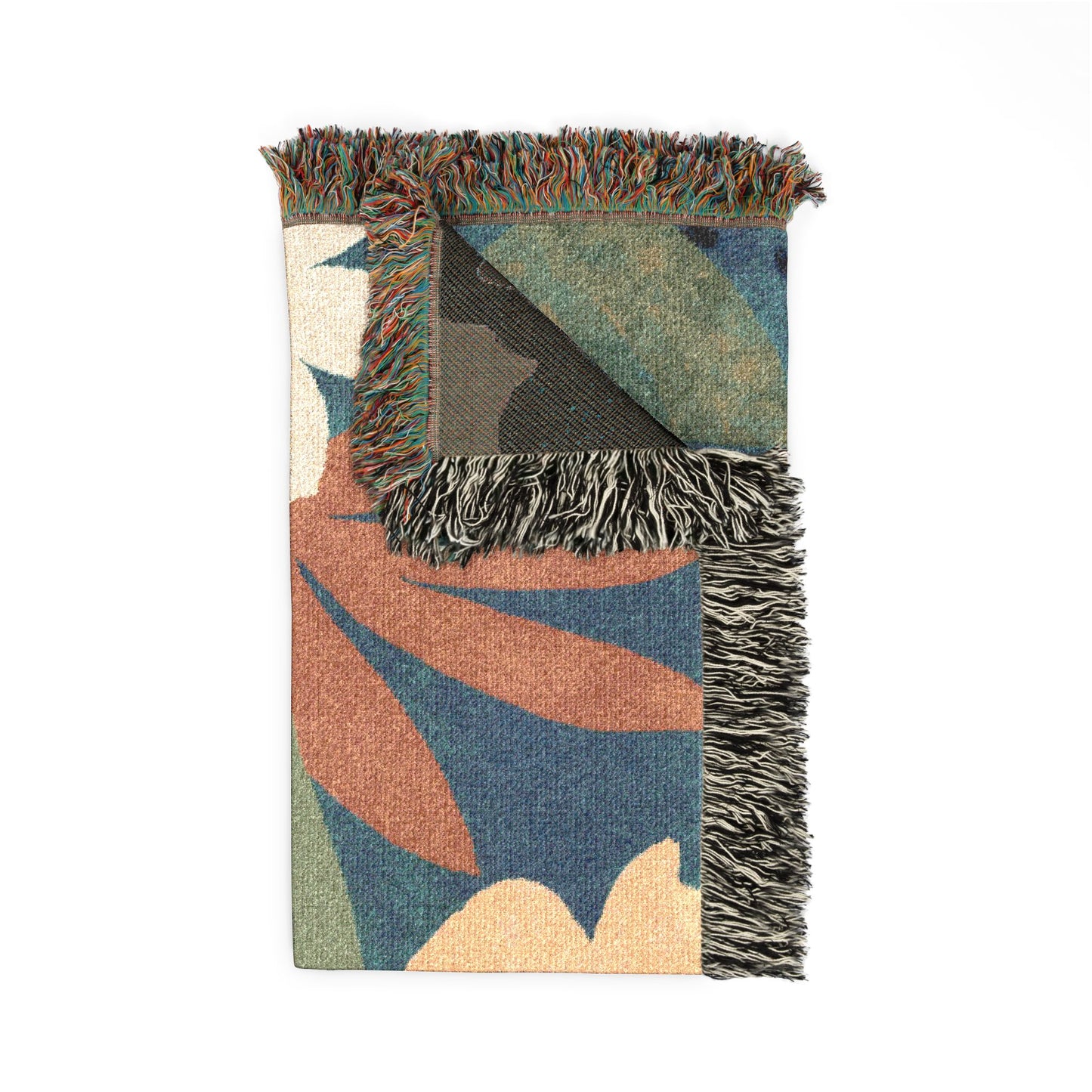 Dream Big, Darling Woven Blanket — Floral Boho Throw for Bedroom & Gift