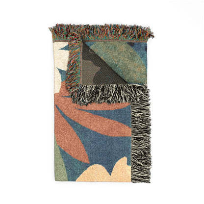 Dream Big, Darling Woven Blanket — Floral Boho Throw for Bedroom & Gift