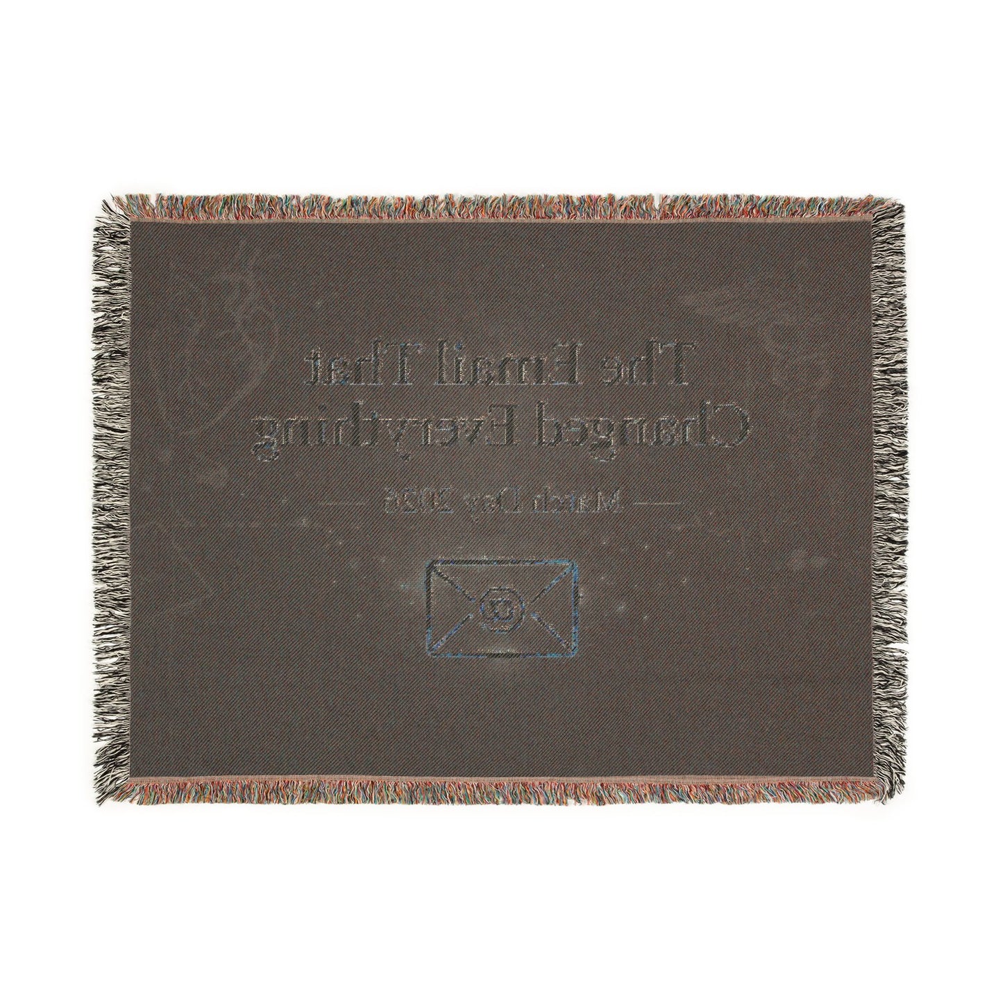 Woven Blanket — "The Email That Changed Everything" Personalized Throw (Match Day 2016)