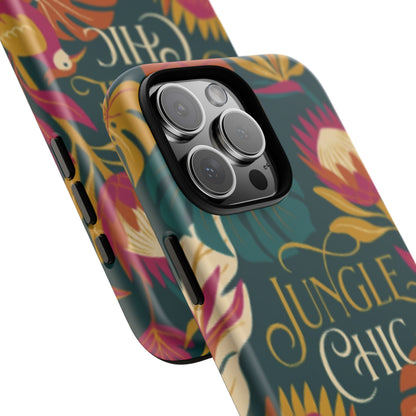 Jungle Chic Phone Case – Tropical Floral Protective Cover