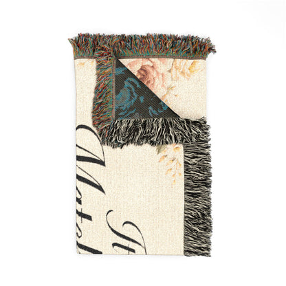 It's Match Day Woven Blanket — 'The Next Chapter Begins' Cozy Throw for Match Day Celebrations