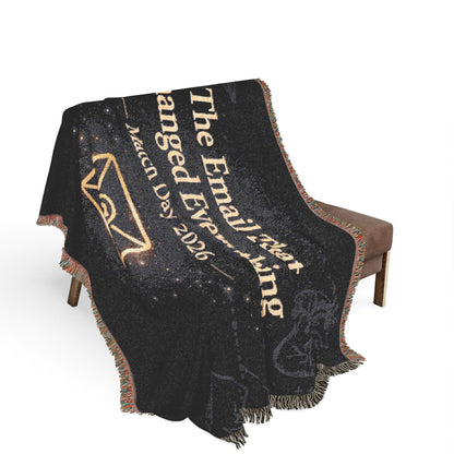 Woven Blanket — "The Email That Changed Everything" Personalized Throw (Match Day 2016)