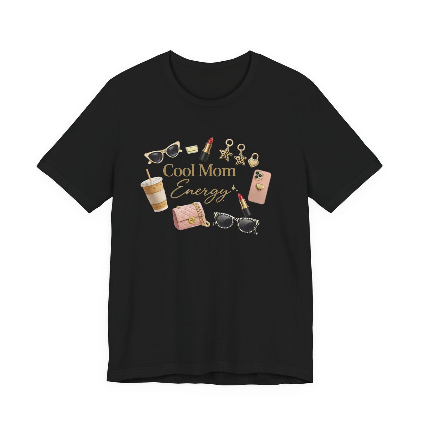 Cool Mom Energy T-Shirt — Stylish Motherhood Graphic Tee
