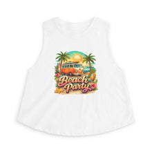 Beach Party Crop Top — Vintage Surf Van Tropical Tank