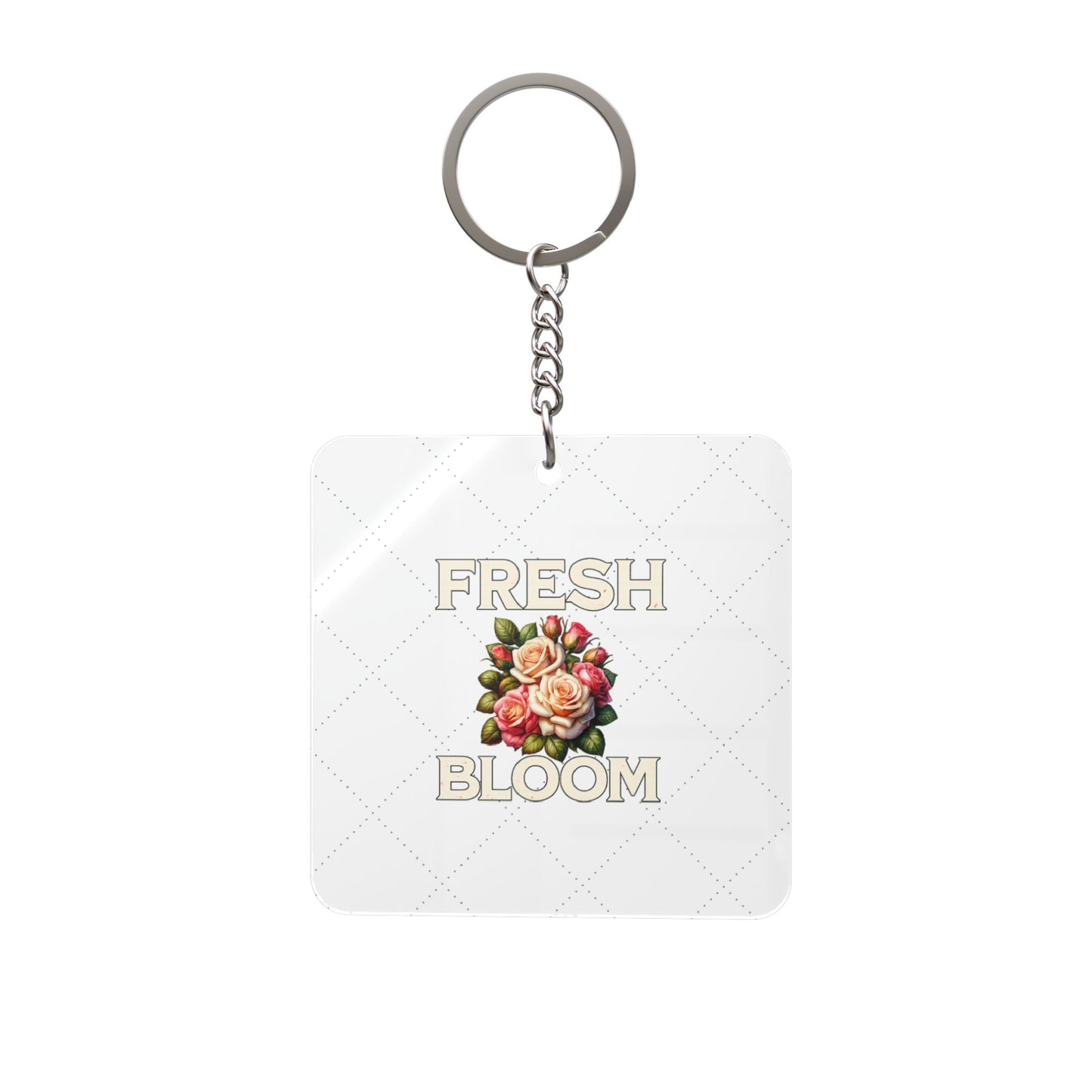 "Fresh Bloom" Floral Keyring