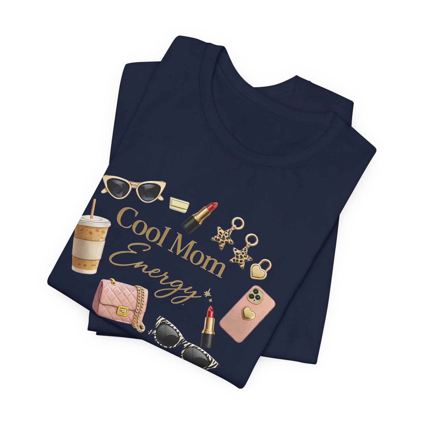 Cool Mom Energy T-Shirt — Stylish Motherhood Graphic Tee