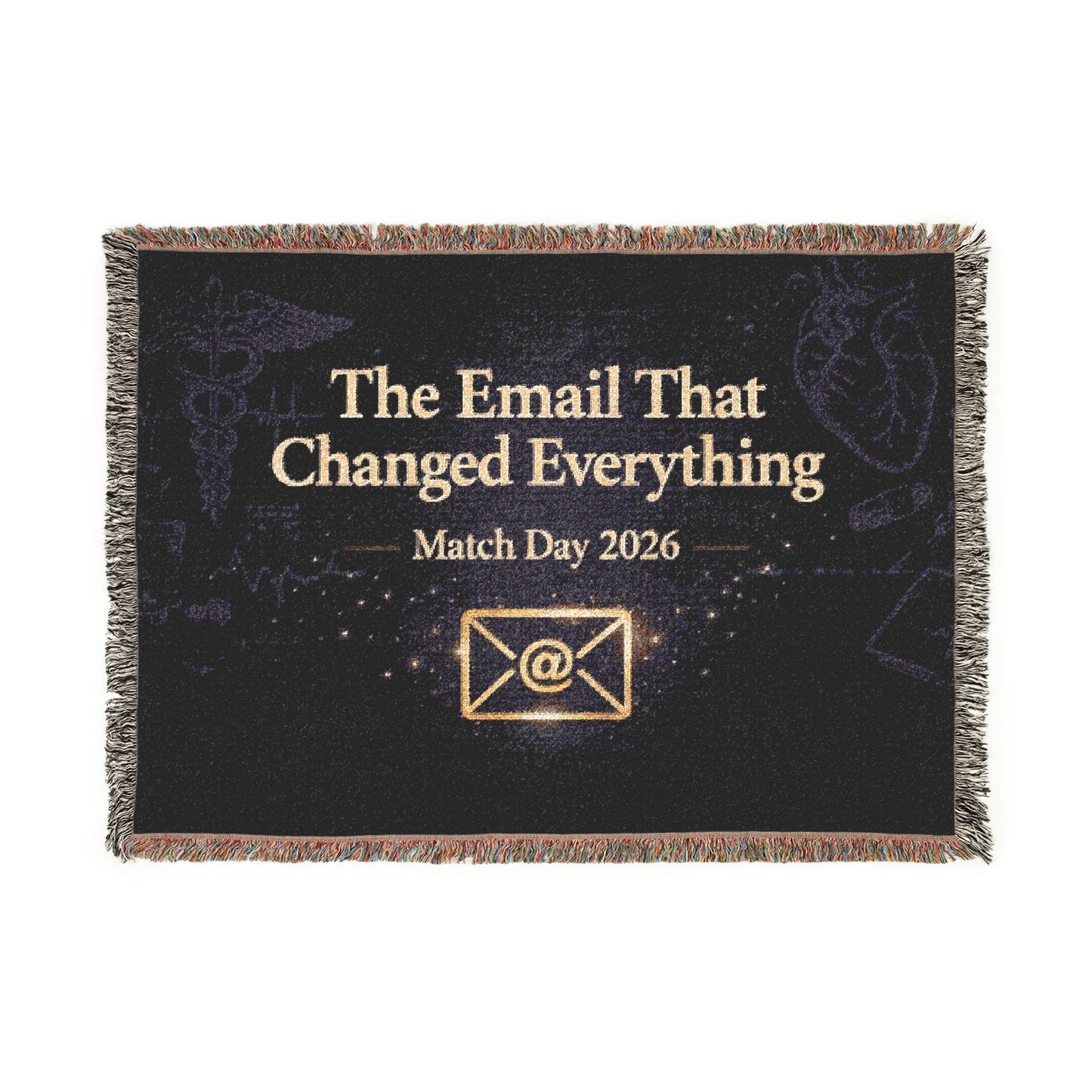 Woven Blanket — "The Email That Changed Everything" Personalized Throw (Match Day 2016)