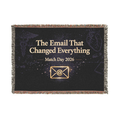 Woven Blanket — "The Email That Changed Everything" Personalized Throw (Match Day 2016)