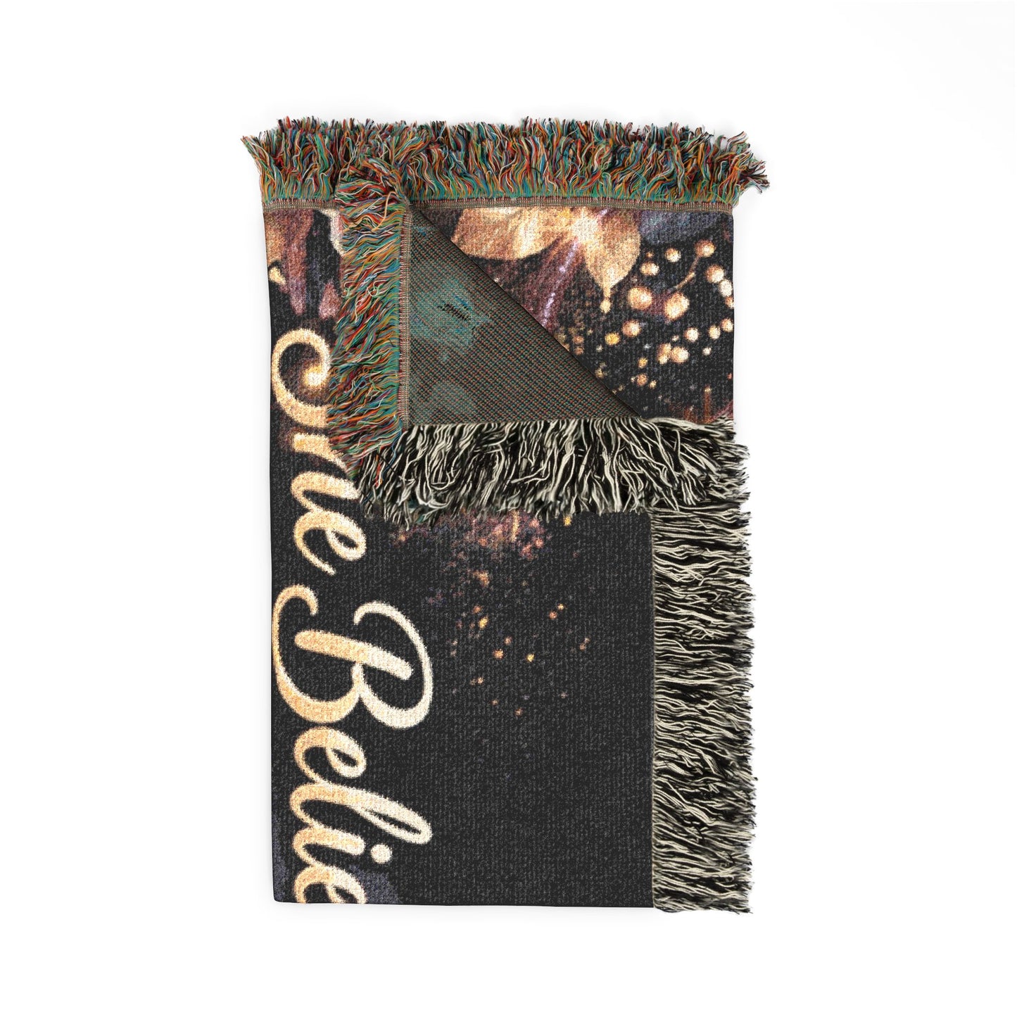 Graduation Woven Blanket — "She Believed She Could So She Matched" Class of 2026