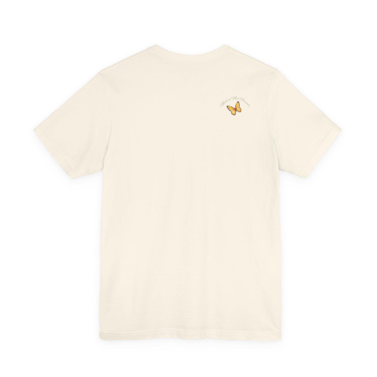 Hello Spring Floral Tee — Women's Spring Flower Wreath T-Shirt