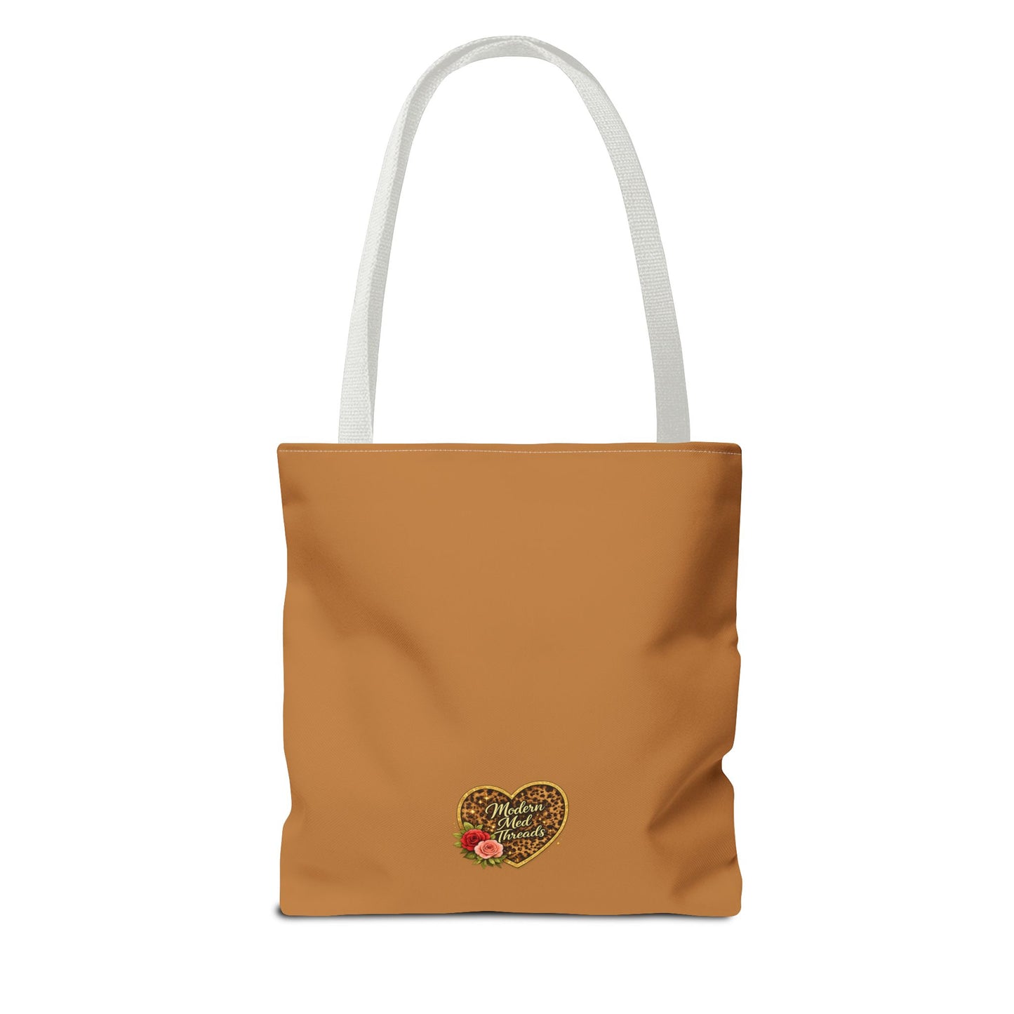 Wild Heart Leopard Rose Tote Bag – Floral Animal Print Shopper
