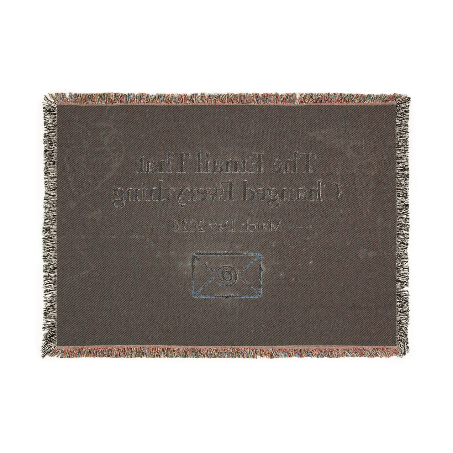 Woven Blanket — "The Email That Changed Everything" Personalized Throw (Match Day 2016)