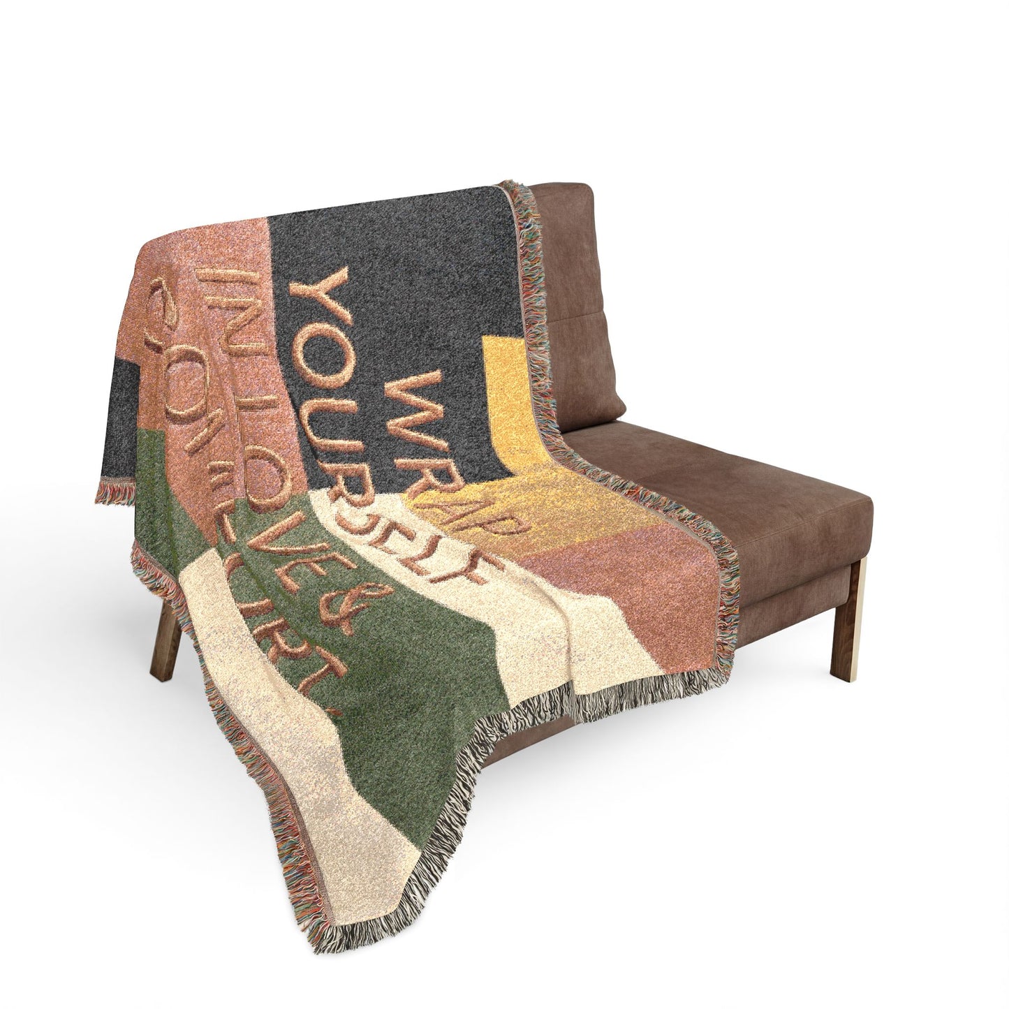 Wrap Yourself In Love & Comfort Woven Blanket