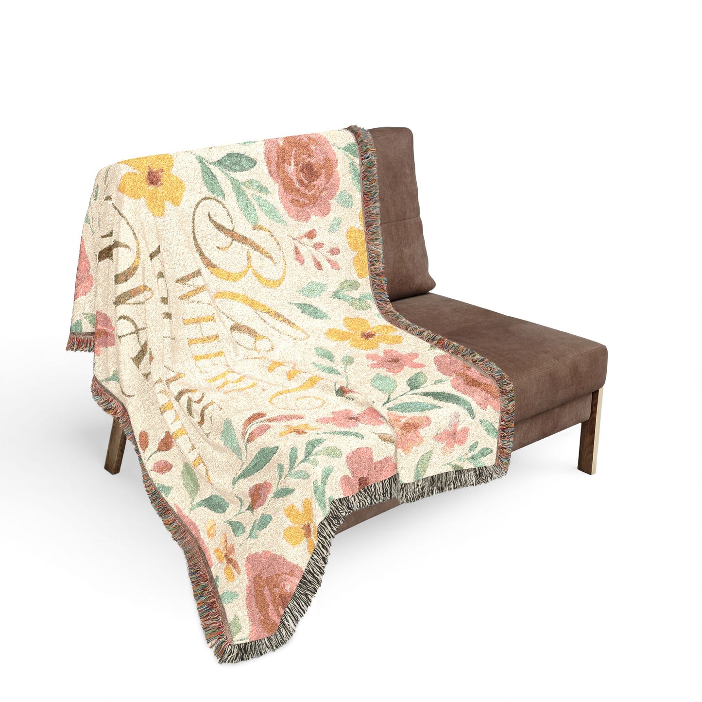 Bloom Where You Are Planted Woven Blanket
