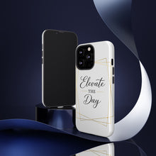 "Elevate the Day" Minimal Gold Geometric Protective Case / Phone Case -