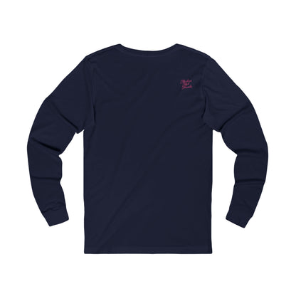 "Poppin' in Pink" Sparkle Graphic Long Sleeve Tee