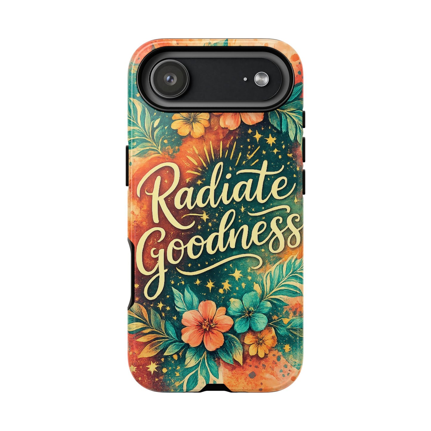 Radiate Goodness Floral Phone Case — Protective Tough Case