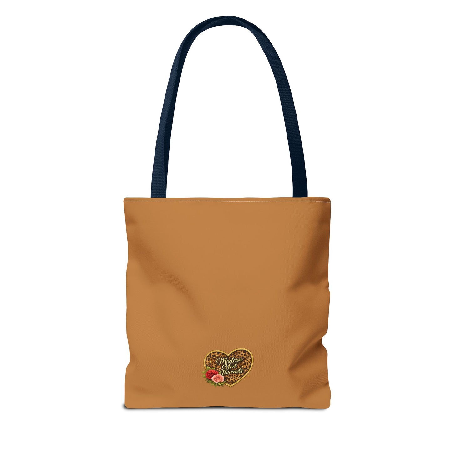 Wild Heart Leopard Rose Tote Bag – Floral Animal Print Shopper
