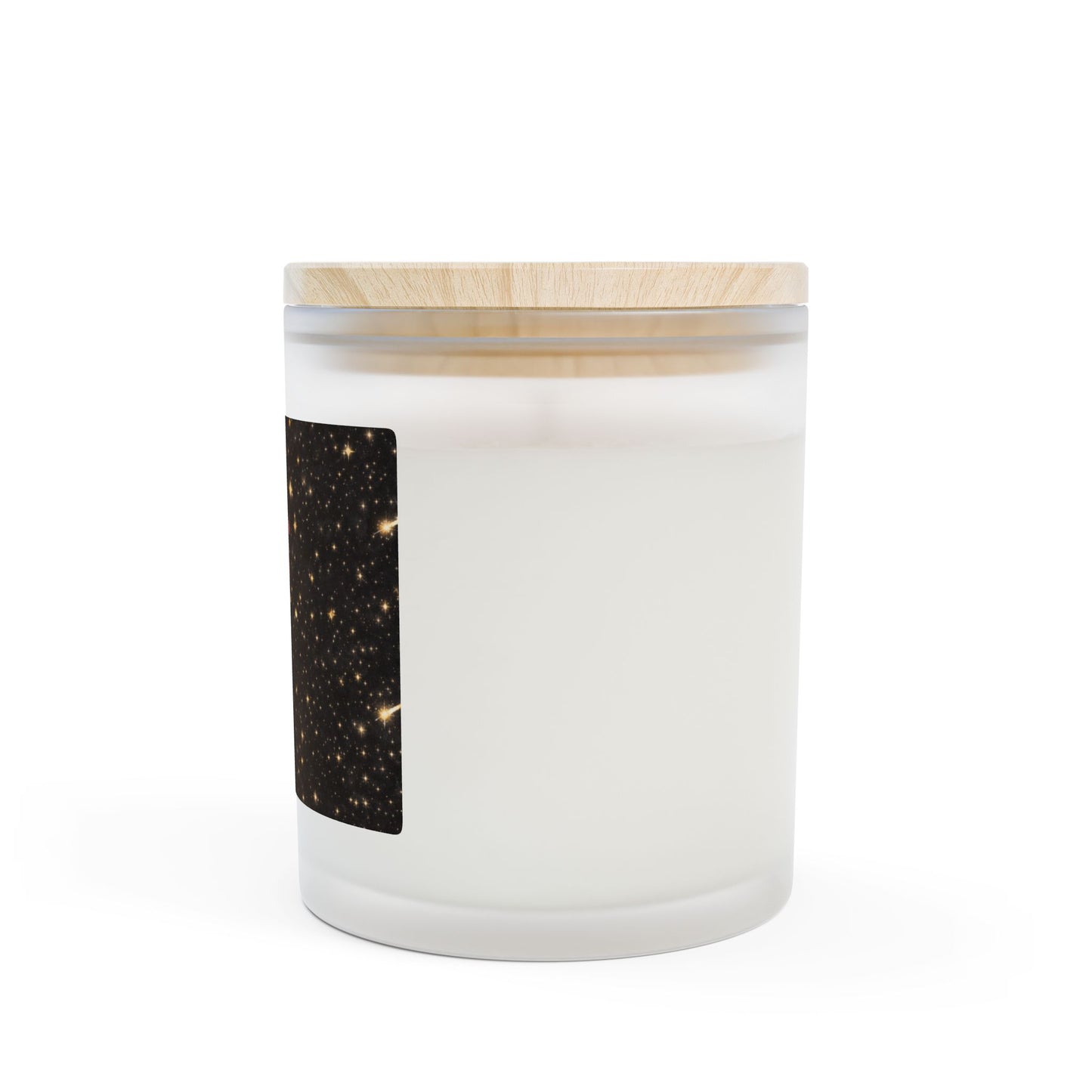 Love You to the Moon and Back Frosted Glass Candle — 11oz Romantic Night Sky Scented Candle